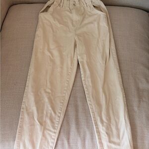Women's Tan Jeans, H&M, High-waisted trousers , pants being